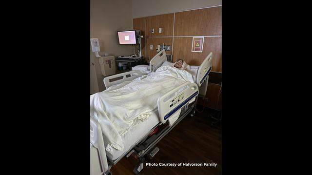 Firefighter Caleb Halvorson was injured in a Fort Worth house fire in September. His stepfather, firefighter Bobbie Cook, said the city of Fort Worth made it hard for Halvorson to get treatment for his injuries.